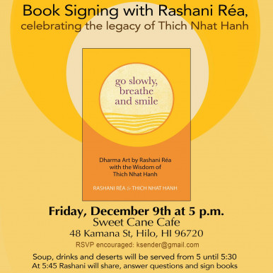 In person signing with Rashani Rea