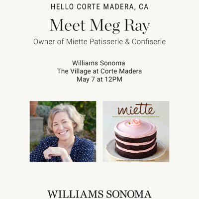 Meg Ray in person at William-Sonoma